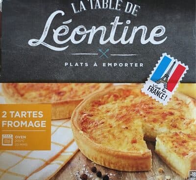 2 tartes fromage