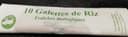 100G Feuilles De Riz Fraiches