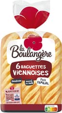 6 Baguettes viennoises 510g