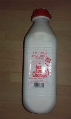 Lait frais pasteurisé entier