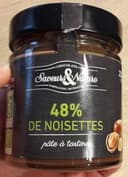 48% de noisettes