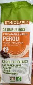 Café arabica moulu Pérou