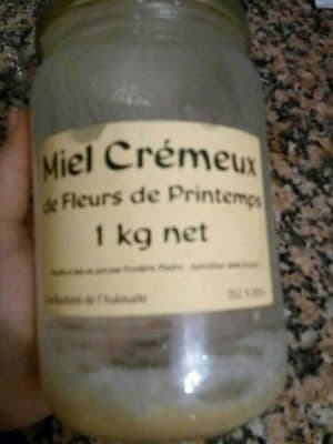 Miel crémeux
