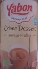 Crème dessert-saveur praliné