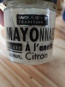 Mayonnaise de luxe a l'aneth saveur citron