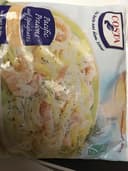 Pacific Prawns auf Spaghetti