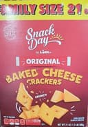 Baked cheese crakers