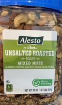 Unsalted roasted mixed nuts