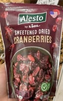 Sweetened dried cranberries