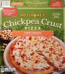 Hot Honey Chickpea Pizza - Three Cheese