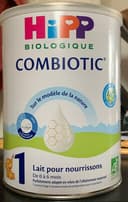 Lait bio en poudre Combiotic 1er âge dès la naissance