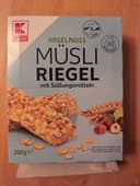 Haselnuss Müsli-Riegel