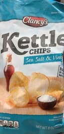 Clancy's Sea Salt and Vinegar Kettle Chips