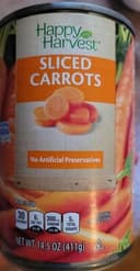 Sliced Carrots