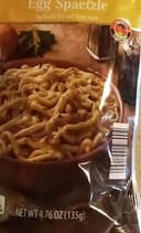 Onion egg spaetzle