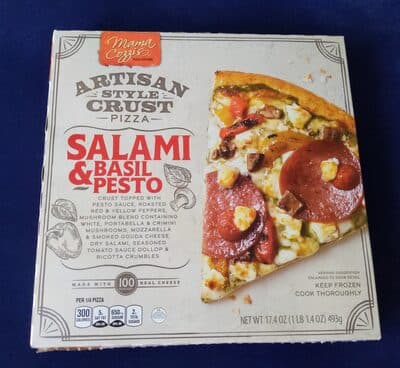 Artisan Style Crust Pizza - Salami & Basil Pesto
