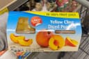 Yellow cling diced peaches