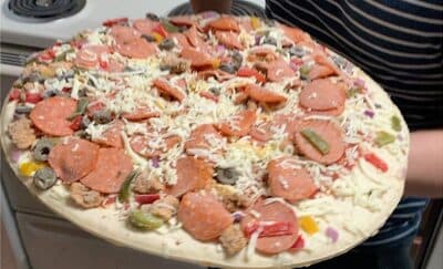 Aldi Supreme pizza
