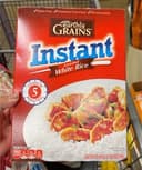 Instant white rice