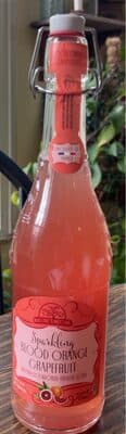 Sparkling Blood Orange Grapefruit Soda