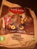 Carrés noisettes entières