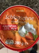 Schlagsahne mindestens 30% Fett