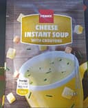 Cheese instant soup with croutons cheese cup soup