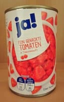 Fein gehackte Tomaten