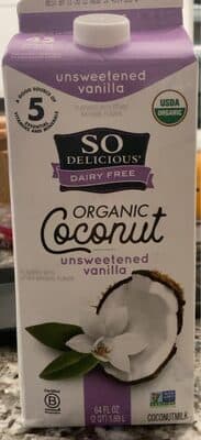 Organic Coconut Unsweetened Vanilla