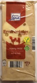 Emmentaler 45% Fett i. Tr. am Stück, nussig-mild