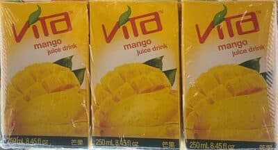Mango juice drink