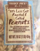 50% less salt Roasted & Salted peanuts