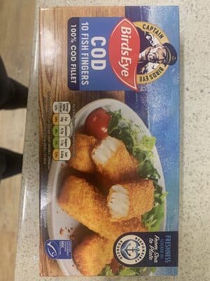 Birds Eye Cod Fish Fingers