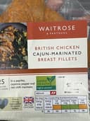 Cajun marinated British chicken breast fillets