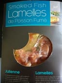 Lamelles de poisson fumé (saumon)