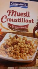 Muesli Croustillant au sirop d'érable et aux noix de pécan