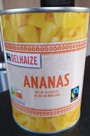 Ananas au jus en morceaux Delhaize