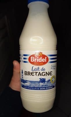 Lait bridel demi écrémé