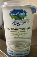 Brookside Plus+ Probiotic Yoghurt - Plain Natural Whole
