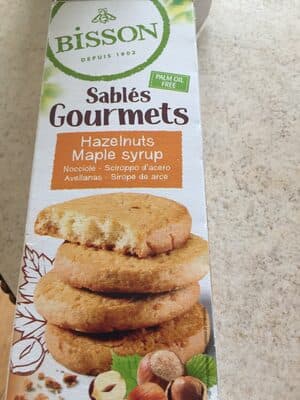 Sablés gourmet noisettes