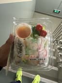 Rice Rolls and Salad