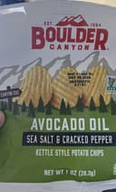 Avocado Oil Sea Salt & Cracked Pepper Kettle Style Potato Chips