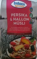 Persika & Hallon müsli
