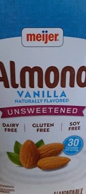 Almond Milk Vanilla Unsweetened