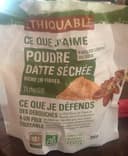 Poudre de datte séchée