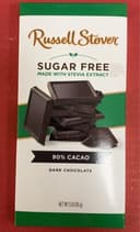 Sugar Free 90% Cacao Dark Chocolate