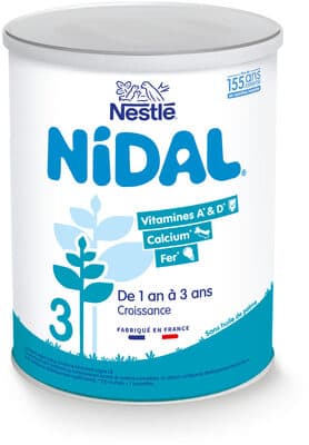 Nidal 3 lait de croissance en poudre dès 12 mois