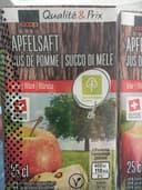 Jus de pomme filtré