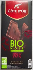 Chocolat noir Bio 70%