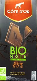 Chocolat Bio noir 85%